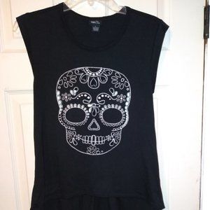 Sleeveless Skull Shirt